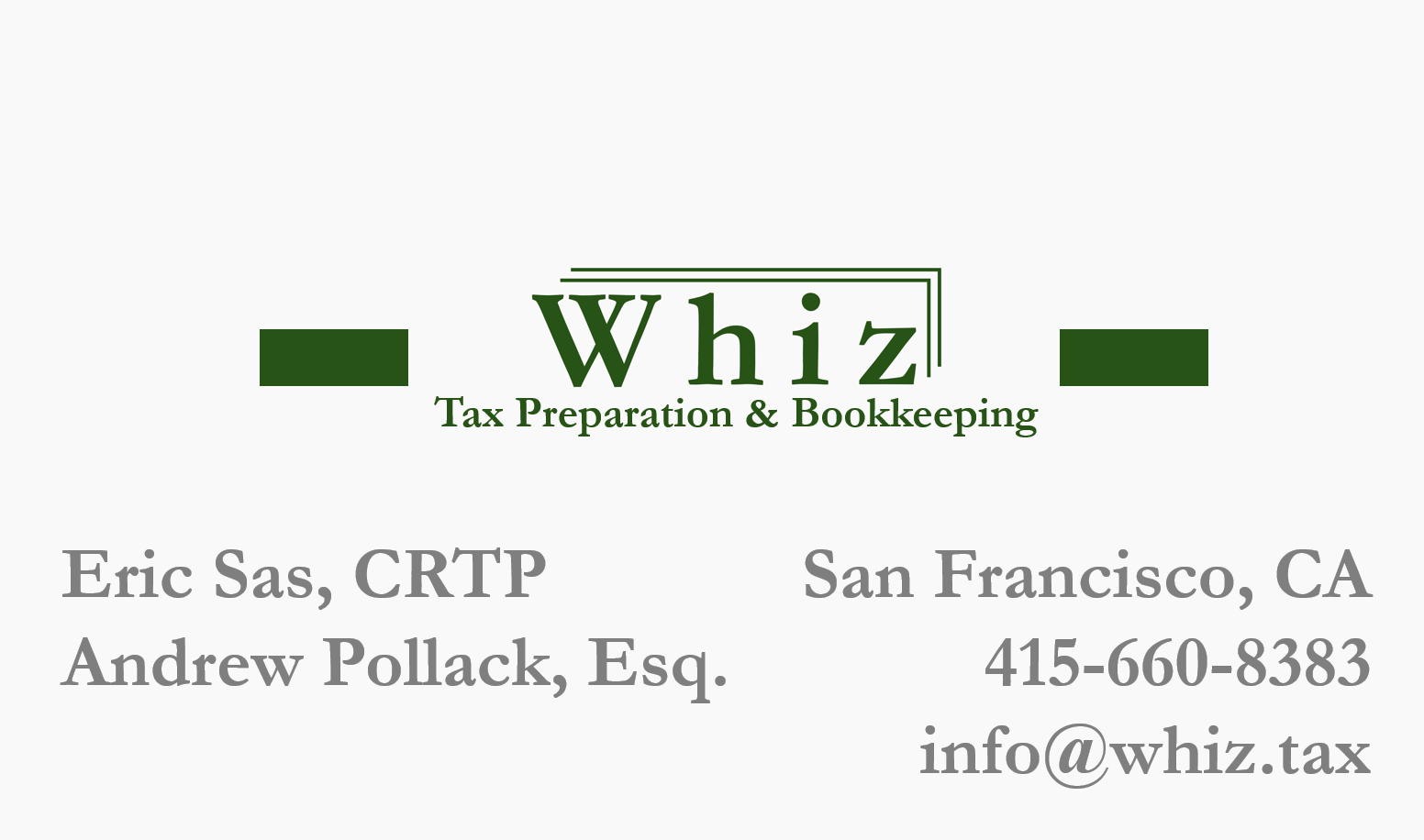 Whiz Tax & Bookkeeping